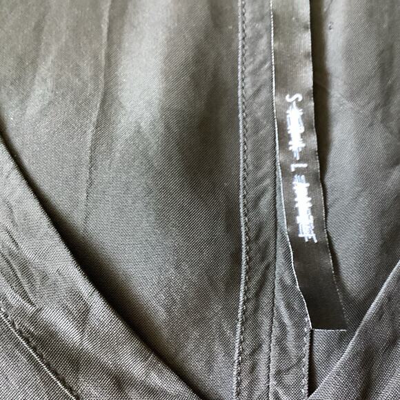 Sara Lanzi Minimalist Midi Shift Dress Medium Black Lagenlook Quiet Luxury Rare - Picture 4 of 13